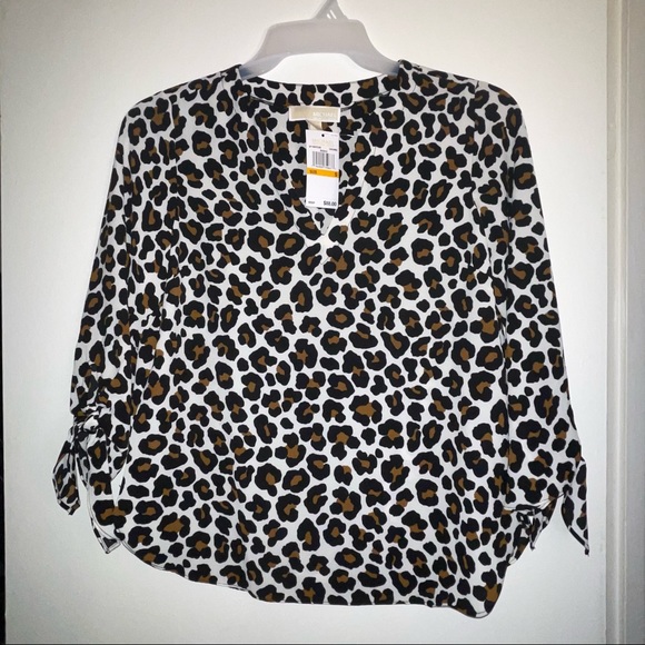 MICHAEL KORS BASIC BLOUSE SMALL - Picture 1 of 5